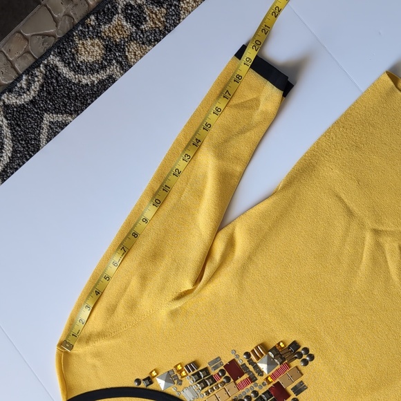 Ruby Rd. Yellow Fitted Blouse - Picture 6 of 10